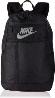 Nk Elmntl Bkpk Lbr Unisex Backpack, Black/Black/(White), One Size