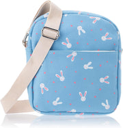 Set Of 3 Rabit Printed Kids Bags 824 Blue/White Blue/White