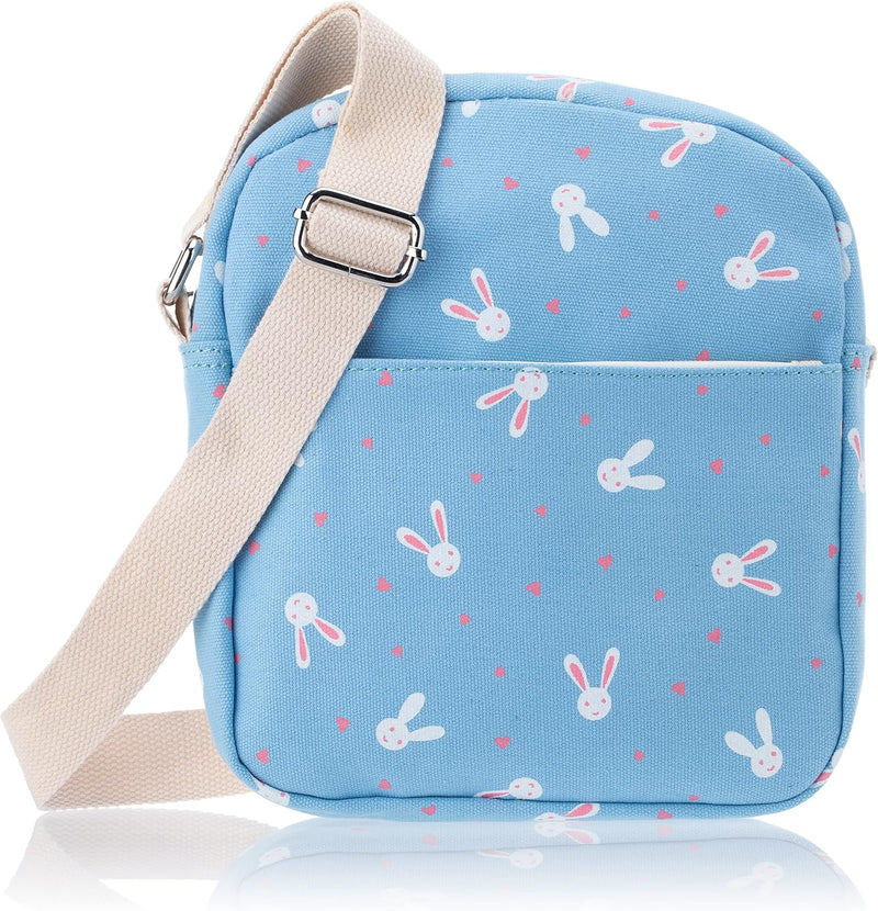 Set Of 3 Rabit Printed Kids Bags 824 Blue/White Blue/White