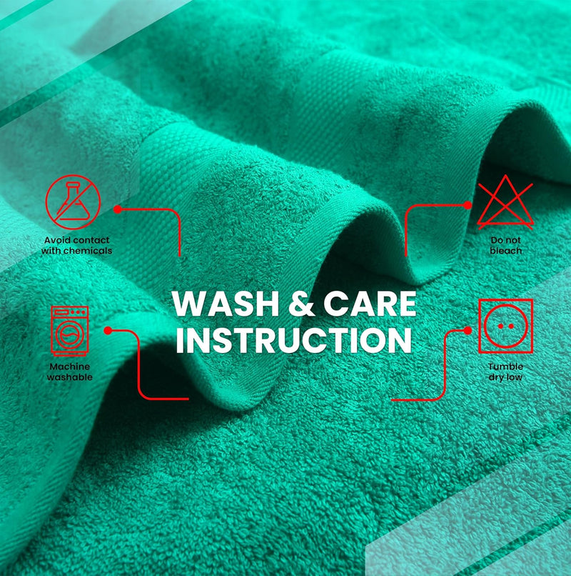 Infinitee Xclusives Premium Bath Towels Set Pack of 4-100% Ring Spun Cotton Bath Towels 70cm x 140cm - Highly Absorbent Durable Towels, Perfect for Daily Use (Charming Grey, Bath Towels)