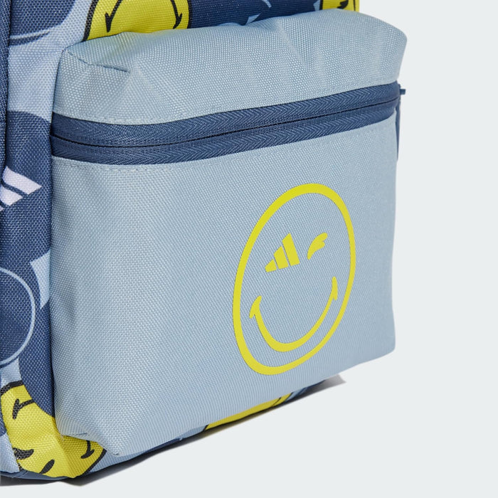 adidas Smiley World Kids Backpack for Unisex Adults MULTCO/WONBLU/PRLOIN One size