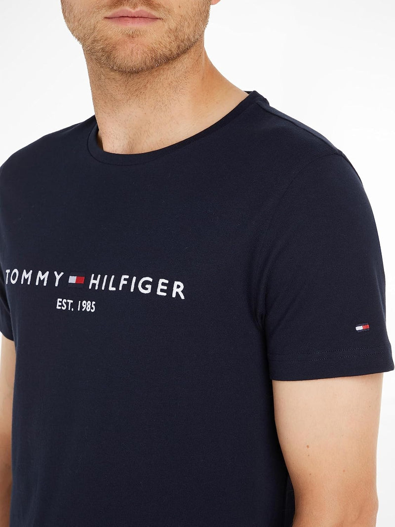 Tommy Hilfiger Mens Core Tommy Flag Logo Tee T-Shirt