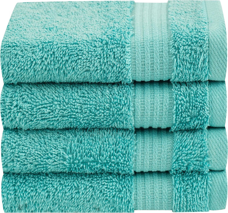 Cotton Paradise Hotel & Spa Quality, Absorbent and Soft Decorative Kitchen and Bathroom Sets, 6 Piece Turkish Towel Set, Includes 2 Bath Towels, 2 Hand Towels, 2 Washcloths, Charcoal Grey