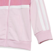 Unisex Kids Seasonal Essentials Tiberio 3-Stripes Tricot Track Suit - Pink
