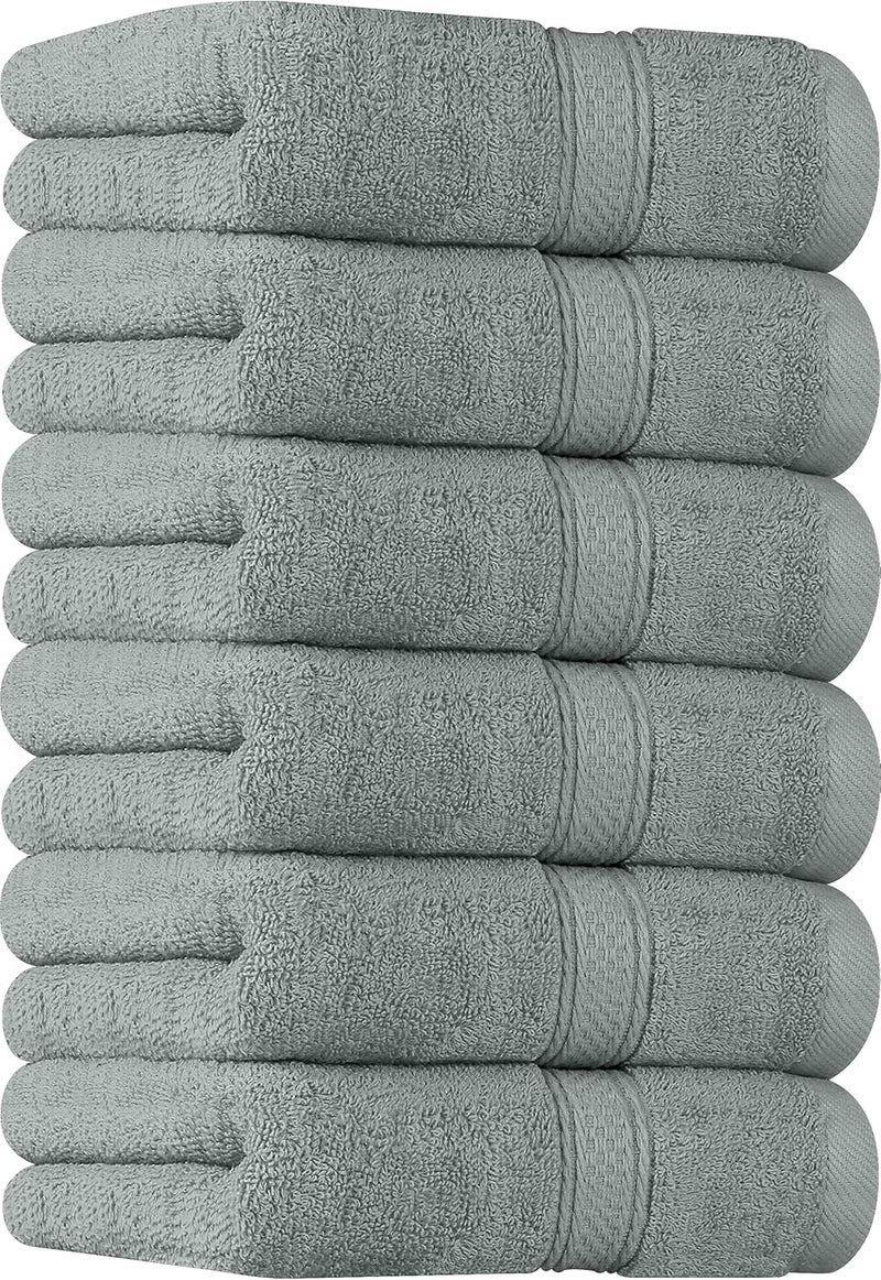 Utopia Towels - Premium Hand Towels - 100% Combed Ring Spun Cotton, Ultra Soft and Highly Absorbent, Extra Large Thick Hand towels 41 x 71 cm, Hotel & Spa Quality Hand Towels (6-Pack) (White)…