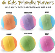 Beauenty 6PC Bath Bomb for Kids with Surprise Heroes Toys Inside, Safe Natural&NON-TOXIC Bubble Bath Bomb, Bath Bomb Gifts Set for Kid,Birthday Christmas New Year Gifts for Children Boys Girls - style2