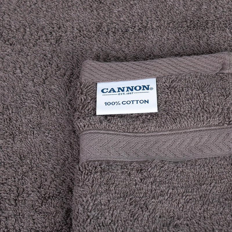 Cannon Bath Towel, 70x140 cm, 8 Piece Set, 2 Piece of 70x140cm bath towel, 2 Piece of 41x71cm Hand Towel & 4 Piece of 33x33cm Wash Cloth,100% Cotton for Bathroom, Spa & Gym (LINEN)
