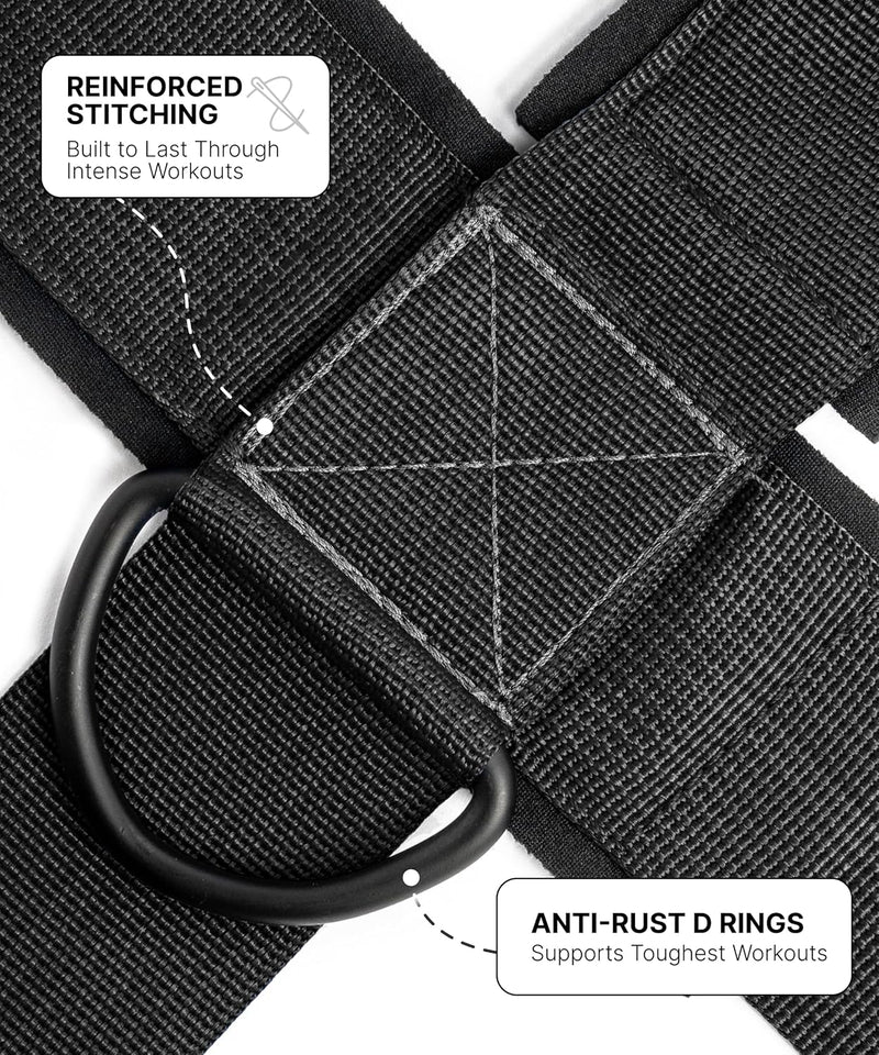 DMoose Neck Harness for Weight Lifting - 30" Heavy Duty Steel Chain - Neck Exerciser, Trainer & Strengthener for Injury Recovery Support & Workout- Adjustable Head & Chin Strap