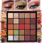 10 Colors Eyeshadow palette with Brush,eye shadow,makeup palette, Long-Lasting Waterproof,eye makeupMatte Naked Eye Shadow, Ultra-Blendable, Easy to use, Professional Matte, Rose Pink - 25colors ï¼02ï¼