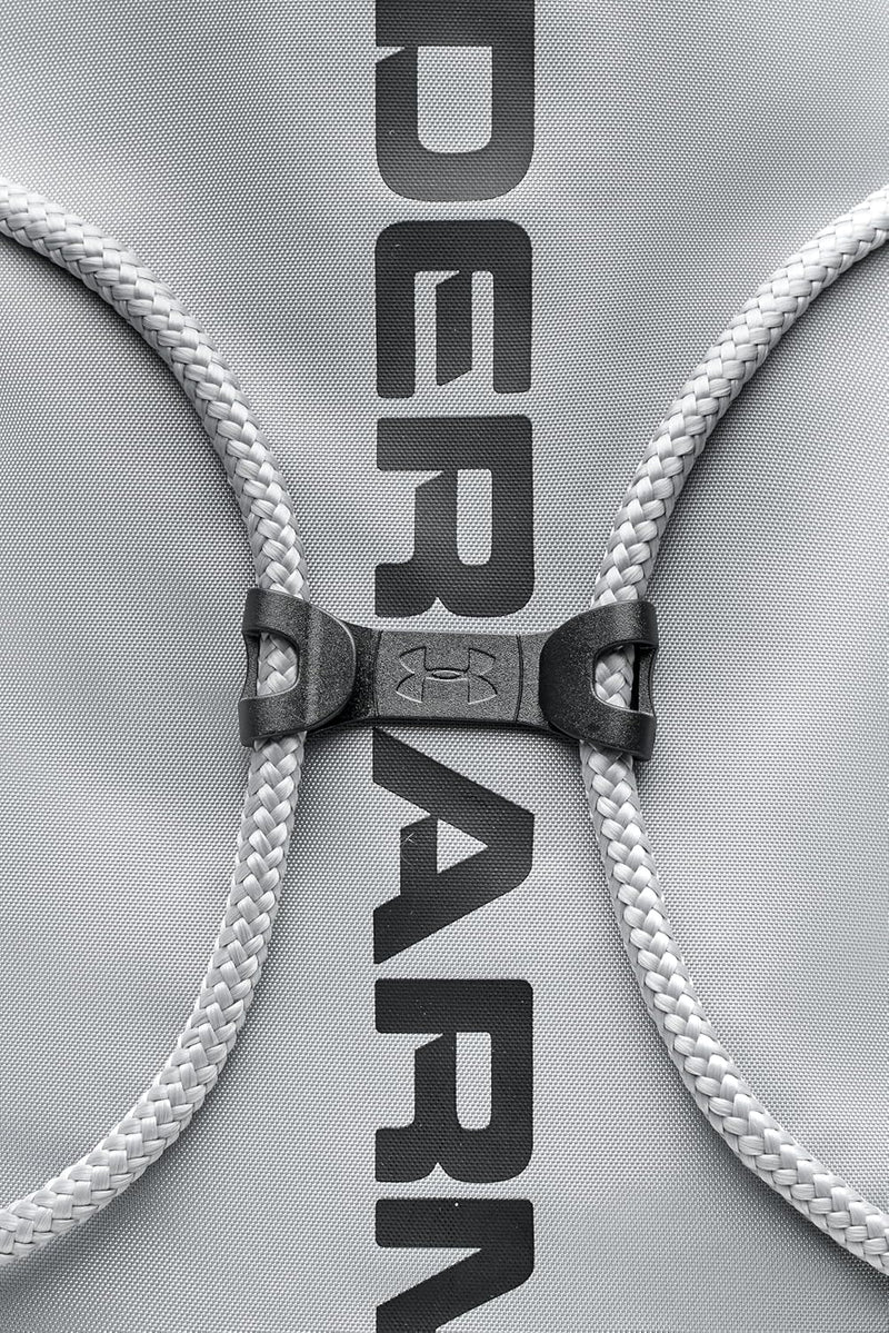 Unisex Ua Ozsee Sackpack Drawstring Bag for the Gym, Running, Jogging, and More, Versatile Gym Bag with Chest Clip for Added Comfort - Black