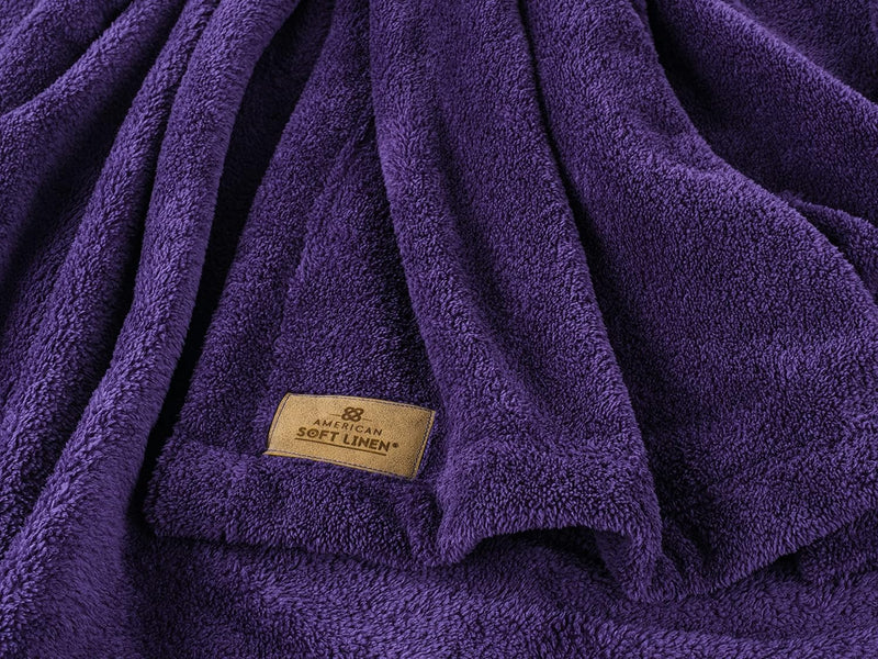 American Soft Linen GMSD 6-Piece 100% Turkish Genuine Cotton Premium & Luxury Towel Set for Bathroom & Kitchen, 2 Bath Towels, 2 Hand Towels & 2 Washcloths [Worth $72.95] - Rockridge Grey