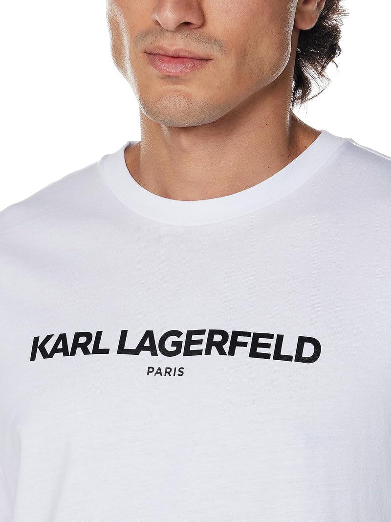 KARL LAGERFELD mens Logo T-shirt, Short Sleeve Crew Neck Men’s Shirt T-Shirt