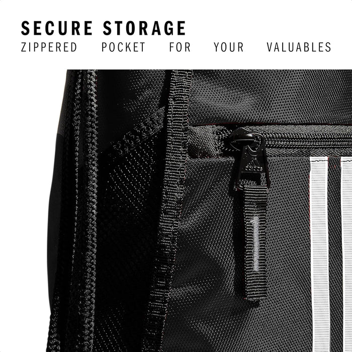 adidas Alliance Sackpack Drawstring Backpack Gym Bag