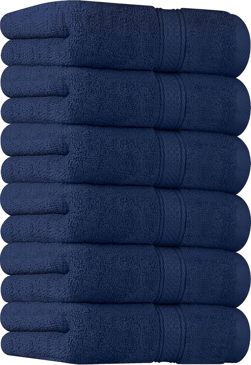 Utopia Towels - Premium Hand Towels - 100% Combed Ring Spun Cotton, Ultra Soft and Highly Absorbent, Extra Large Thick Hand towels 41 x 71 cm, Hotel & Spa Quality Hand Towels (6-Pack) (White)…