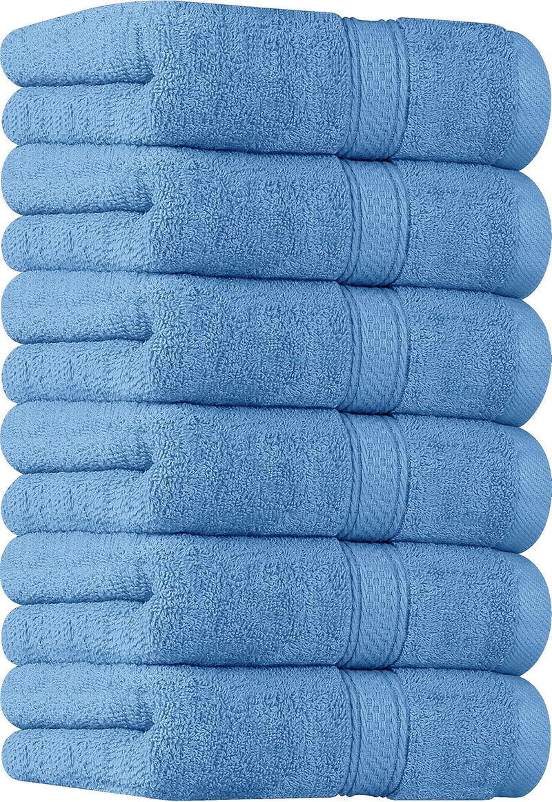 Utopia Towels - Premium Hand Towels - 100% Combed Ring Spun Cotton, Ultra Soft and Highly Absorbent, Extra Large Thick Hand towels 41 x 71 cm, Hotel & Spa Quality Hand Towels (6-Pack) (White)…