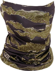 GOT Sports UPF 50+ Fishing Neck Gaiter - UV Face Mask Sun Protection for Men & Women - Camo SPF Face Cover Gator - Olive Tiger Stripe