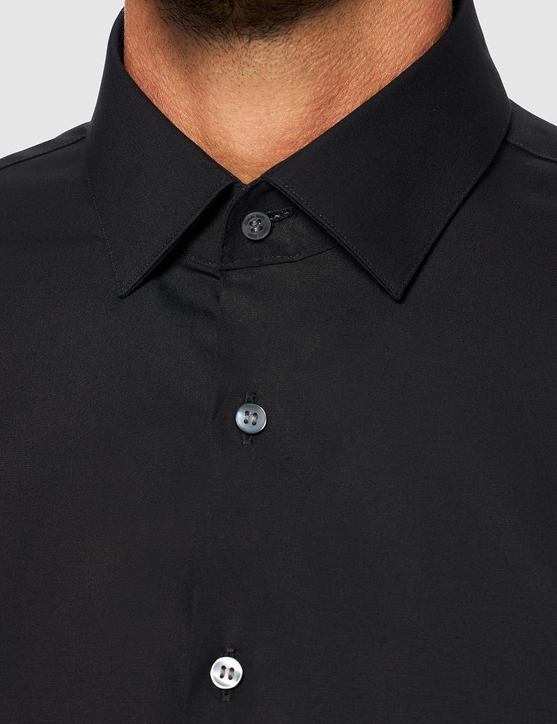 Calvin Klein Mens Poplin Stretch Slim Shirt Shirt