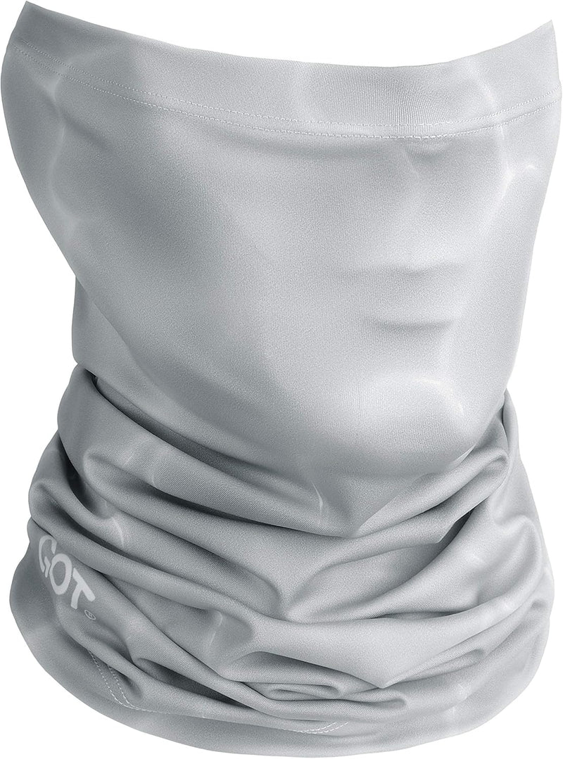 GOT Sports UPF 50+ Fishing Neck Gaiter - UV Face Mask Sun Protection for Men & Women - Camo SPF Face Cover Gator - Aqua Stone