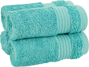 Cotton Paradise Hotel & Spa Quality, Absorbent and Soft Decorative Kitchen and Bathroom Sets, 6 Piece Turkish Towel Set, Includes 2 Bath Towels, 2 Hand Towels, 2 Washcloths, Charcoal Grey