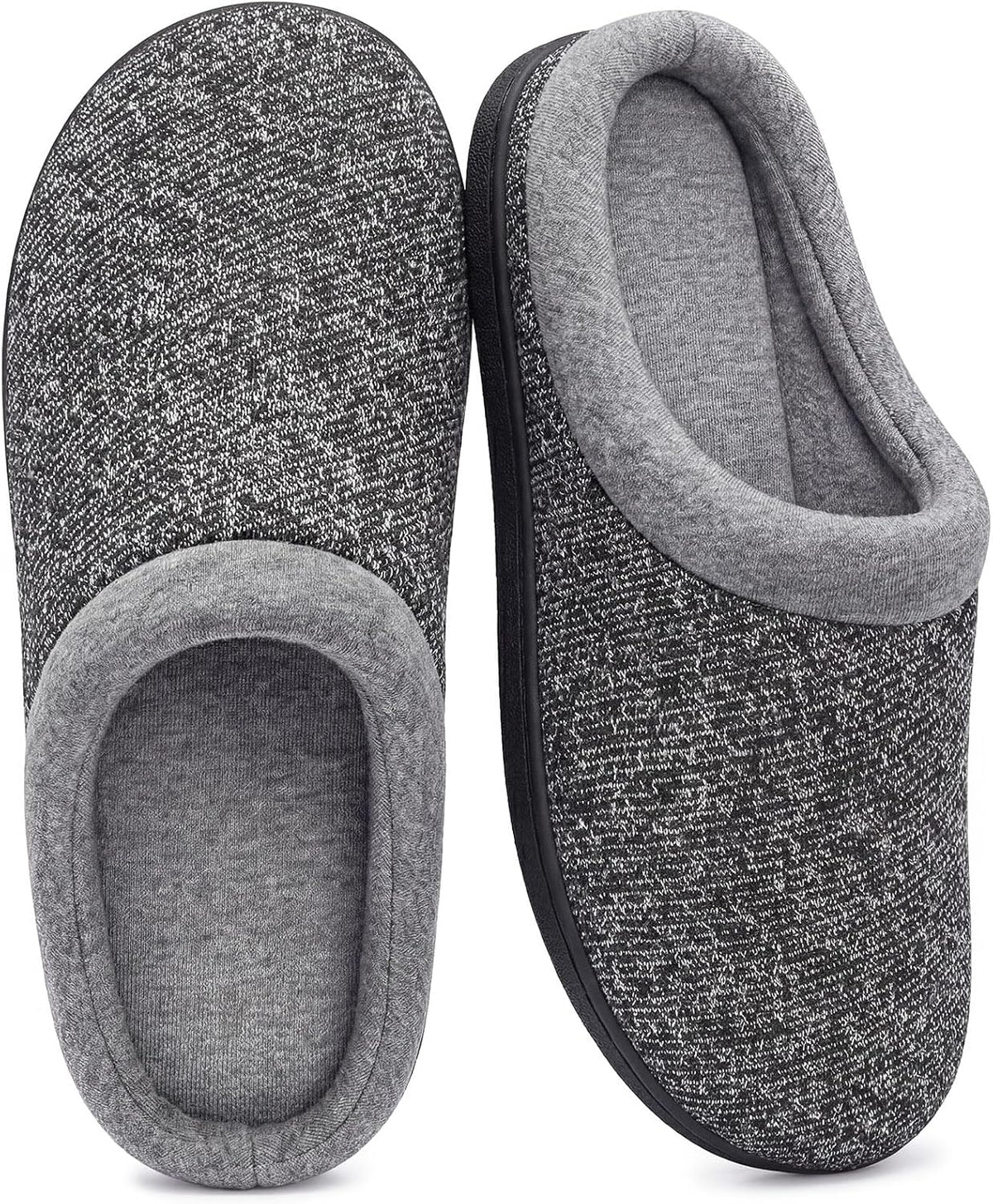 Women's Warm Cotton Knit Memory Foam Slippers Soft Yarn House Slippers with Anti Slip Sole – image 3
