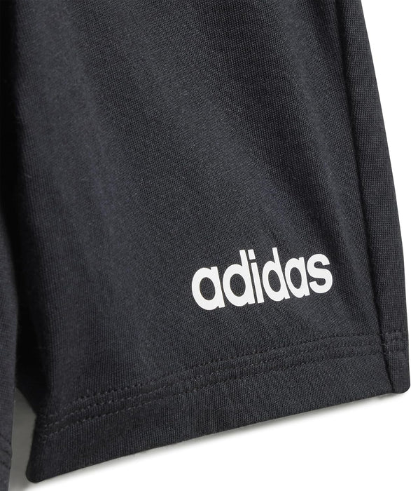 adidas I LIN T-SET Suits for Unisex Child WHITE/BLACK, 1-2 Years