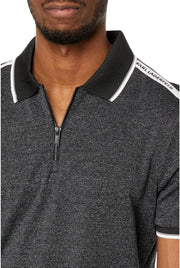Karl Lagerfeld Paris Men's Half Zip Everyday Sportswear Polo