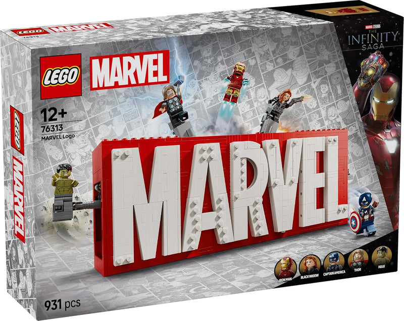 Marvel MARVEL Logo & Minifigures 76313