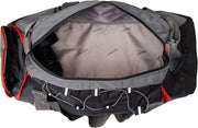 Yoga 30L Medium Water Resistant Travel Duffle Bag/Gym Bag/Sports Duffle for Men/Women(Grey-Black-Orange)