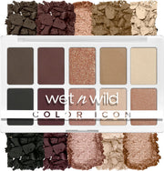 Color Icon 10-Pan Palette, Eyeshadow Palette, 10 Richly Pigmented Colors for Everyday Makeup, Long-Lasting and Easy to Blend Formula, Nude Awakening - Nude Awakening