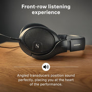Sennheiser HD 560 S Over-The-Ear Audiophile Headphones - Neutral Frequency Response, E.A.R. Technology for Wide Sound Field, Open-Back Earcups, Detachable Cable, (Black) (HD 560S), Wired