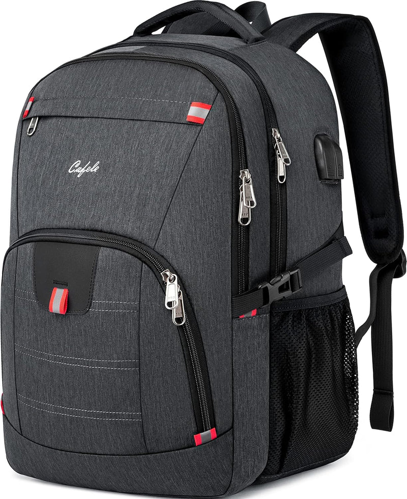 CAFELE Anti-Theft Laptop Backpack USB Travel Computer Backpack College Bookbag School Backpack