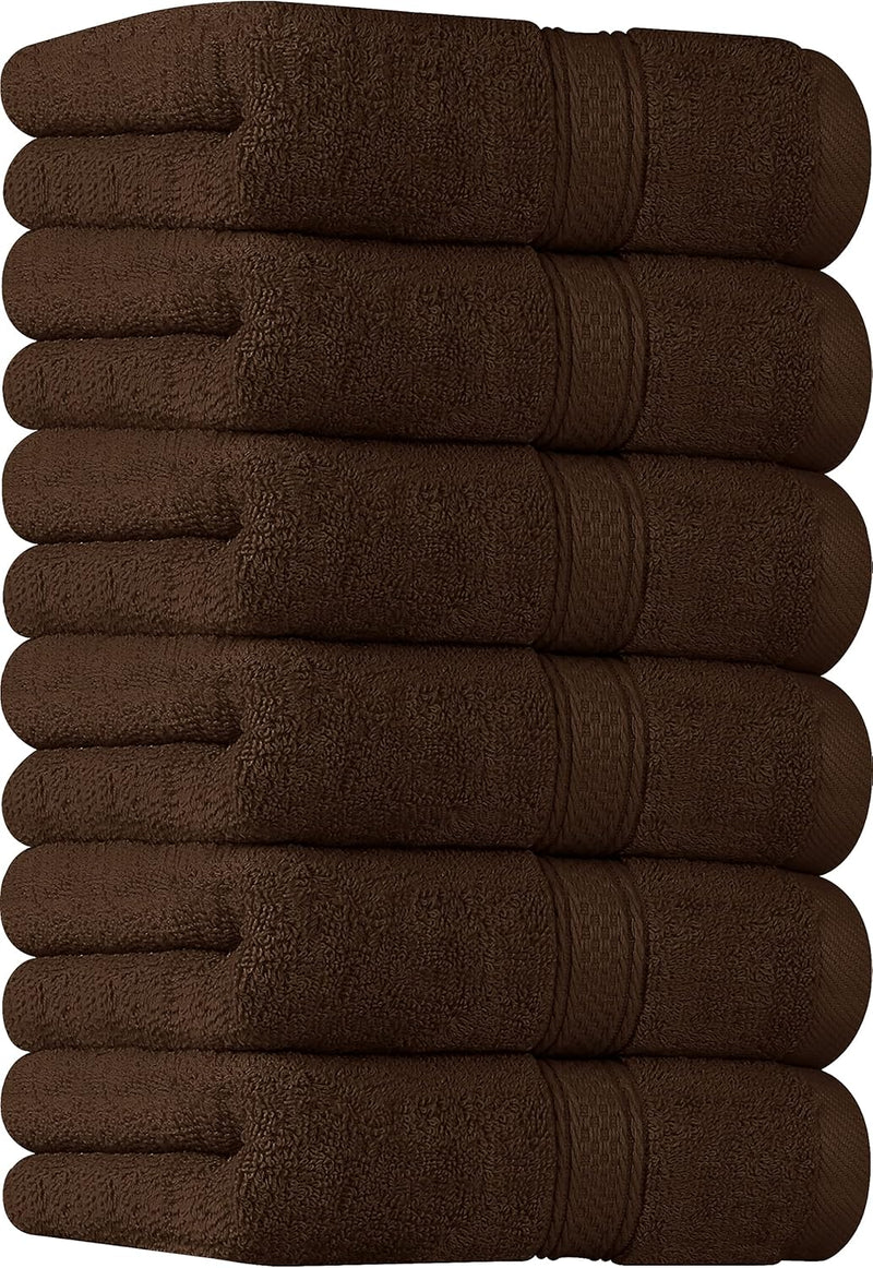 Utopia Towels - Premium Hand Towels - 100% Combed Ring Spun Cotton, Ultra Soft and Highly Absorbent, Extra Large Thick Hand towels 41 x 71 cm, Hotel & Spa Quality Hand Towels (6-Pack) (White)…