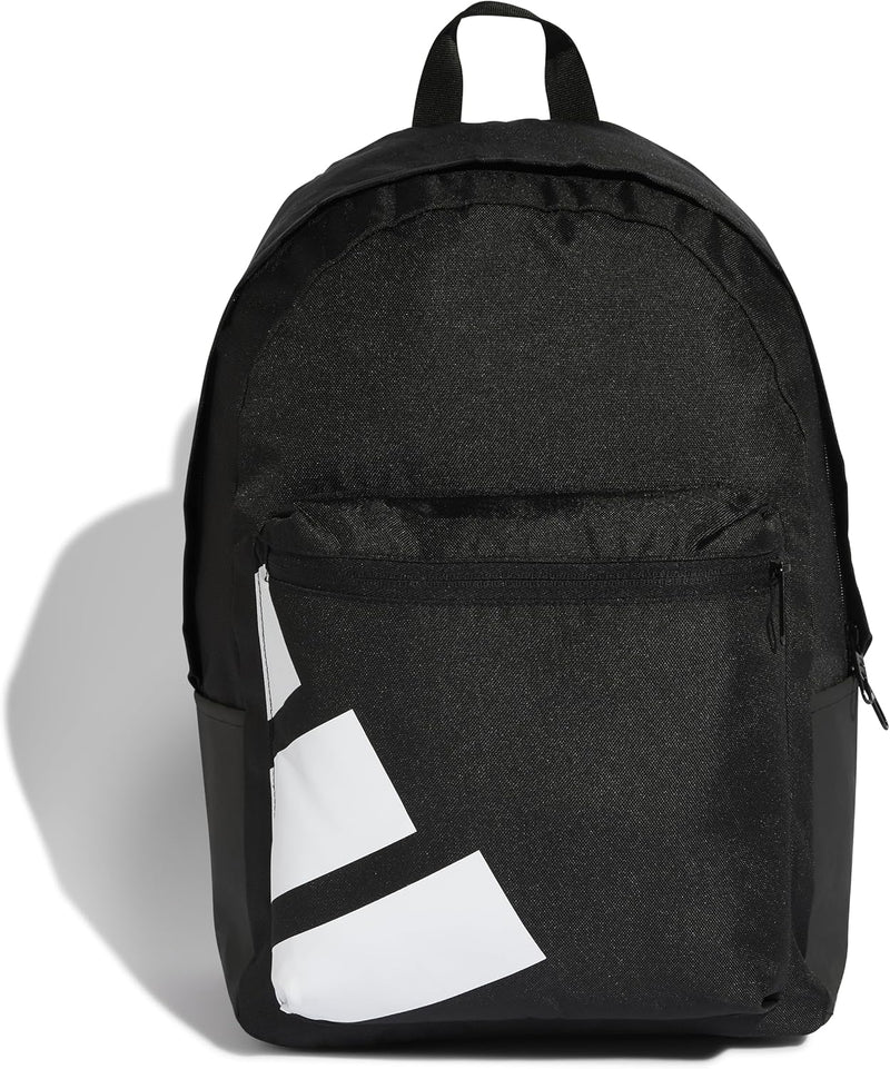 adidas Classic Back-to-School Badge of Sport Backpack, Recycled Polyester, Black