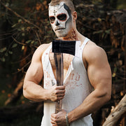 Spooktacular Creations 27" Halloween Realistic Plastic Felling Axe, Scary Toy Weapons, Fake Plastic Toy Axes for Women Men Halloween Costume Cosplay Party Props Accessories Brown