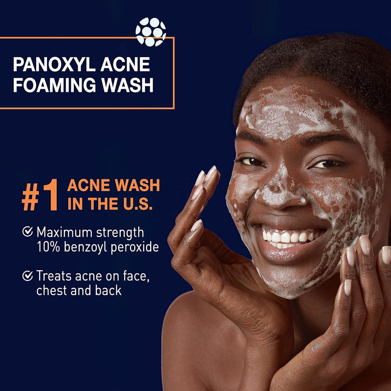 10% Benzoyl peroxide Acne Foaming Wash, Oil Control Moisturizer & Patches Bundle
