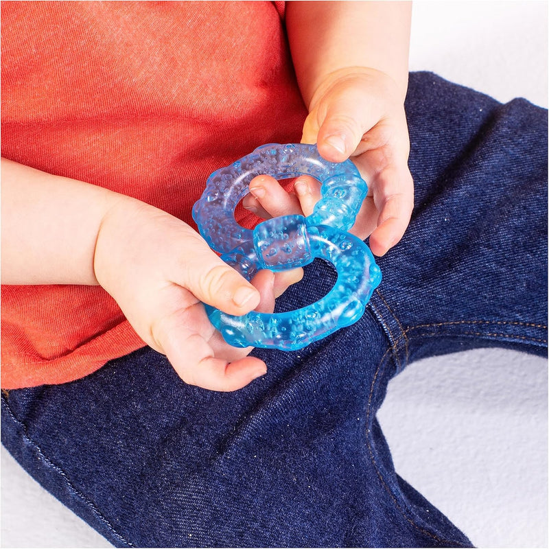 Bright Starts Gummy Buddies 3-Pack Textured Teethers - BPA-Free Elephant, Lion, Monkey - Unisex, 3 Months +