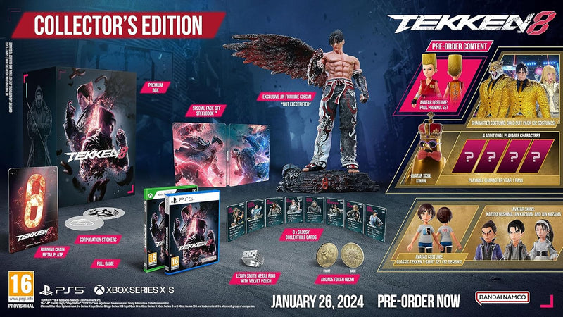 Tekken 8: Standard Edition (PS5) - Xbox Series X Collector Edition