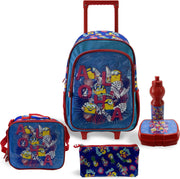 Minions Aloha Buddies 18" 5in1 Trolley BackPack Set