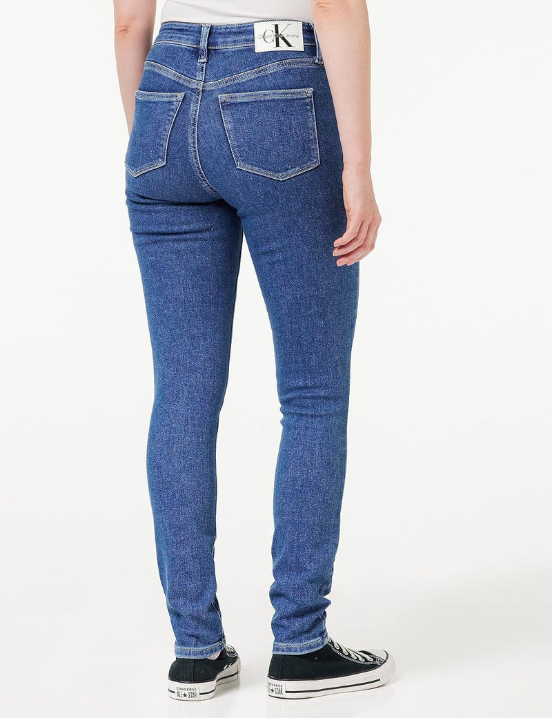 Women High Rise Skinny Denim Pants Casual Pants - Denim Medium