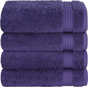 Cotton Paradise Hotel & Spa Quality, Absorbent and Soft Decorative Kitchen and Bathroom Sets, 6 Piece Turkish Towel Set, Includes 2 Bath Towels, 2 Hand Towels, 2 Washcloths, Charcoal Grey