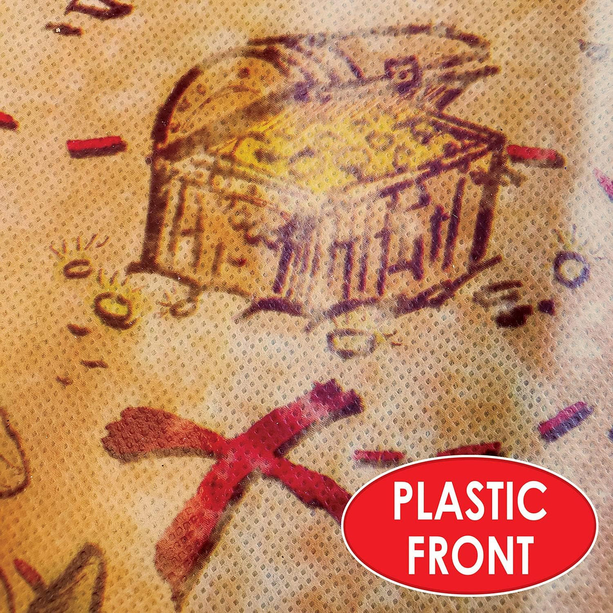 Plastic Treasure Map Party Accessory (1 count) (1/Pkg) – image 3