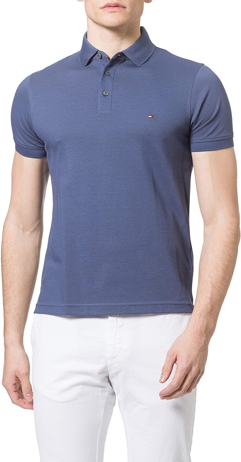 Tommy Hilfiger Mens 1985 Slim Polo Shirt (pack of 1)