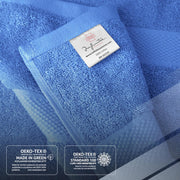 Infinitee Xclusives Premium Bath Towels Set - [Pack of 8] 100% Cotton Highly Absorbent 2 Bath Towels, 2 Hand Towels and 4 Washcloths - Hotel & Spa Quality Bath Towels for Bathroom (Shadow Grey)