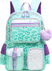 girls F00198 backpack - Green