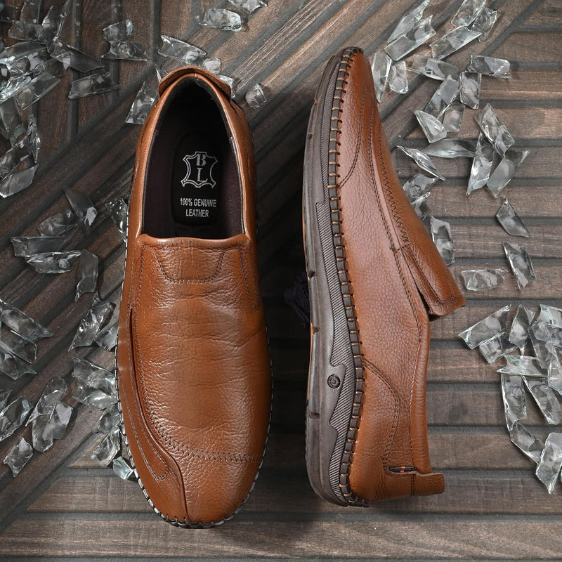 Blue Leather Men's 3939 Formal Shoes