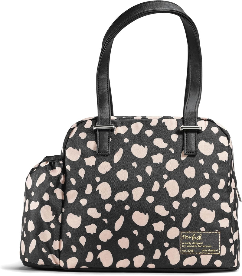 Insulated Laketown Lunch Bag, (Black Cheetah, Bag Only) - Black Cheetah
