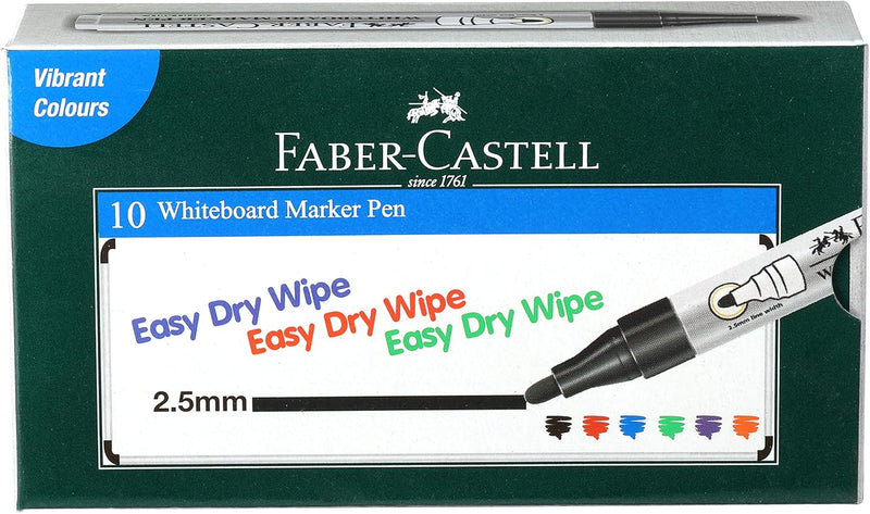 Faber-Castell Whiteboard Market - Pack of 6 (Assorted)