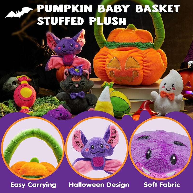 Baby's My First Pumpkin Halloween Playset for Halloween theme decoration, school classroom supply, party favor supplies, Goodie Bags stuffers fillers, toy and prizes, teacher treats, gifts and more