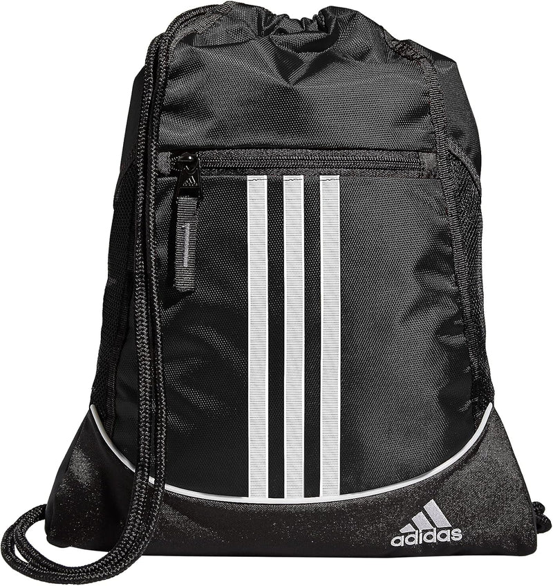 adidas Alliance Sackpack Drawstring Backpack Gym Bag