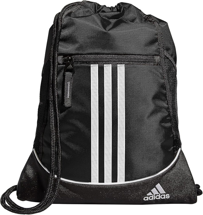 adidas Alliance Sackpack Drawstring Backpack Gym Bag
